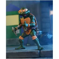 NECA Teenage Mutant Ninja Turtles Tecknad Action Ultimate Michelangelo Vhs-figur 18 Cm