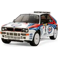 Tamiya 1:10 RC modellbil Elektrisk Gatumodell Lancia Delta HF Integrale Borst motor Fyrhjulsdrift (4WD) Byggsats TT-02