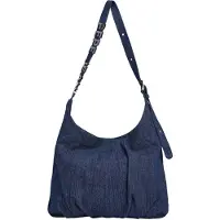 Pepe Jeans för kvinnor. PL0300077 Greta handväska blå (OSFA), Casual, Bomull