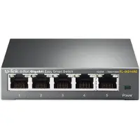 TP-LINK Easy Smart TL-SG105E - Switch - 5 x 10/100/1000 - skrivbordsmodell