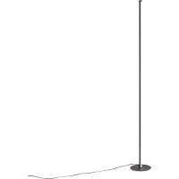 QAZQA Design Golvlampa Svart Inkl. LED med Touch Dimmer - Clutch