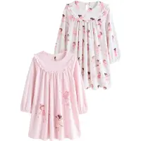 Next Nattlinne nude / brun / rosa / vit