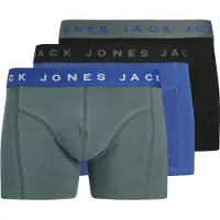 Jack & Jones Boxershorts 'JACBENNETT' blå / grå / svart