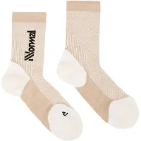 Nnormal - Trail running kläder - Merino Sock Beige för UnisexUll - Storlek M