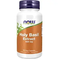 Now , Holy Basil Extract, 500 mg, 90 Veg Capslar
