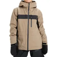Quiksilver - Skidjackor barn - Quest 20k Youth Jacket Fallen Rock för Unisex - Barnstorlek 10 år - Beige