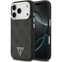GUESS 4G Triangle Logo MagSafe-fodral för iPhone 17 Pro - svart