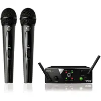 AKG WMS40 Mini Trådlöst Mikrofonsystem Med Dubbla Mikrofoner