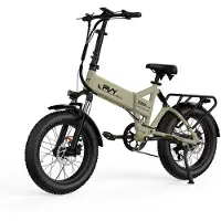 PVY Z20 Plus Vuxen Vikbar Elcykel 1000W Motor 48V 16.5Ah Batteri Off-Road Elcykel 20 Tum Feta Däck Pendling i Stad e-Cykel gul