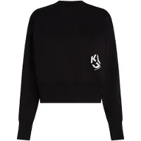 Karl lagerfeld JEANS Sweatshirt svart / vit