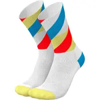 Incylence - Trail running kläder - Running Loops White Blue Inferno för Unisex - Storlek 39-42 - Vit