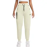 Nike Byxa 'TCH FLC' ljusbeige / svart