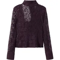 Mango Blus 'Xgrace' mörklila