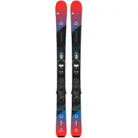 Dynastar - Skidpaket (skidor + bindning) - M-Menace Team + Kid 4 Gw 2026 för UnisexUll - Barnstorlek 116 cm - Röd