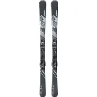 Nordica - Skidpaket (skidor + bindning) - Wild Belle 74 + TP2 Compact 10 FDT 2027 för UnisexUll - Storlek 162 cm - Grå
