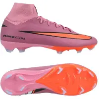 Nike Air Zoom Mercurial Superfly 10 Pro Fg Scary Good - Rosa/svart/totalt Crimson - Gräs (Fg), storlek 47