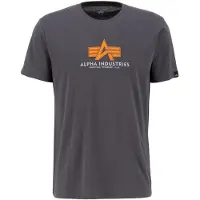 Alpha industries T-shirt mörkgrå / orange / vit