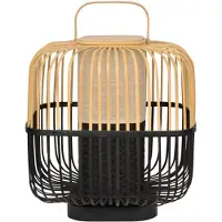 Forestier Bordslampa , Bamboo Square M, Svart, Vardagsrum, Bambu, Design