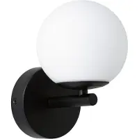 Paulmann Vägglampa , Gove, Svart, Vardagsrum, Glas, Modern