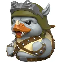 TUBBZ Teenage Mutant Ninja Turtles Rocksteady Pvc-figur 1:a Utgåvan 10 Cm