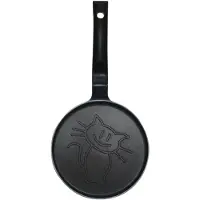 Klausberg kb-7973 stekpanna, blått mönster, 18 cm, aluminium, non-stick, svart