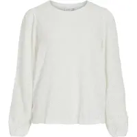 Vila Asta O-neck Top T-shirt Med Lång ärm