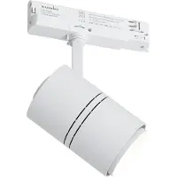 QAZQA Modern spårbelysning vit för 3-fas skena inkl. LED - 3-fas Ruler