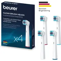 Beurer - Clean Replacement Heads for TB 30/50 - 4 pcs