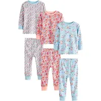 Next Pyjamas ljusblå / lila / orange / rosa