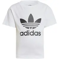 Adidas T-shirt - Trefoil - White - - 8 år (128) - T-shirt