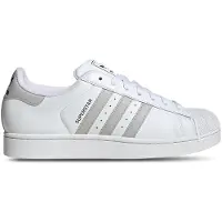 Adidas Originals Låg sneaker 'Superstar II' grå / svart / vit