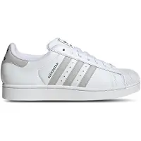 Adidas Låg sneaker 'Superstar II' grå / svart / vit