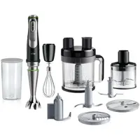 Braun Multiquick 9 MQ 9195XLI - Handmixer - 1.2 kW - premiumsvart/borstat rostfritt stål