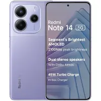 Xiaomi Redmi Note 14 5G - 5G pekskärmsmobil - dual-SIM - RAM 8 GB / Internminne 256 GB - microSD slot - OLED-skärm - 6.67" - 2400 x 1080 pixlar (12...