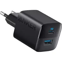 Anker 323 - Strömadapter - 33 Watt - PD - 2 utdatakontakter (24 pin USB-C, USB typ A) - svart