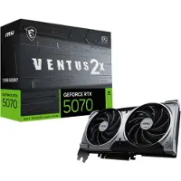 MSI GeForce RTX 5070 12G VENTUS 2X OC - Grafikkort - GeForce RTX 5070 - 12 GB GDDR7 - PCI Express 5.0 - 3 x DisplayPort, HDMI