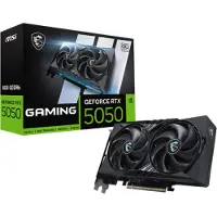 MSI GeForce RTX 5050 8G GAMING OC - Grafikkort - GeForce RTX 5050 - 8 GB GDDR6 - PCIe 5.0 x16 - HDMI, 3 x DisplayPort