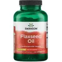 Swanson Health - Flaxseed Oil, 1000mg - 100 softgels
