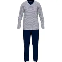 Tom Tailor Pyjamas lång marinblå / vit