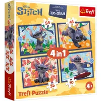 Disney Pussel 4-i-1 Stitch