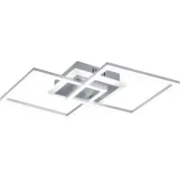 TRIO Design taklampa stål inkl. LED 3-steg dimbar - Veni