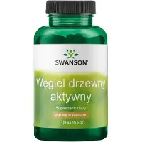 Swanson Health , Aktiverad Kol, 260 mg, 120 Kapslar