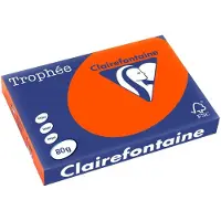 Clairefontaine 80g A3 papper | kardinalröd | 1883PC | 500 ark [5,2kg]
