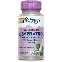 Solaray Super Resveratrol 250mg Kapslar 30 Enheter