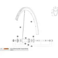 Mavic Ellipse 2011 Front Eker 10 Enheter