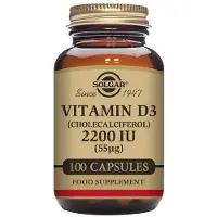 Solgar Vitamin D3 2200 Ie 55 Mcg 100 Enheter