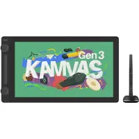 HUION KAMVAS 16, Kabel, 5080 lpi, 344,16 x 193,59 mm, USB, 1 cm, 39,6 cm (15.6)