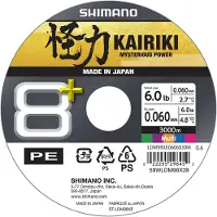 Shimano Fishing Line Kairiki 8+ Flätlina 3000 M