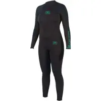 Ocean & Earth Surf School 3 Mm Våtdräkt I Neopren Med Långa ärmar Och Dragkedja På Ryggen För Damer
