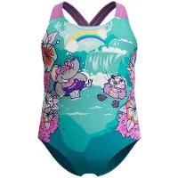 Speedo Learn To Swim Printed Crossback Baddräkt
